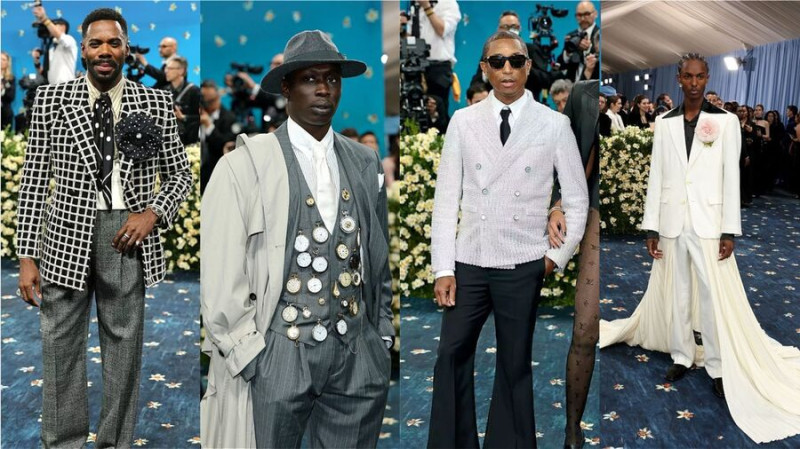 Мужская мода Колман Доминго Фаррелл Уильямс