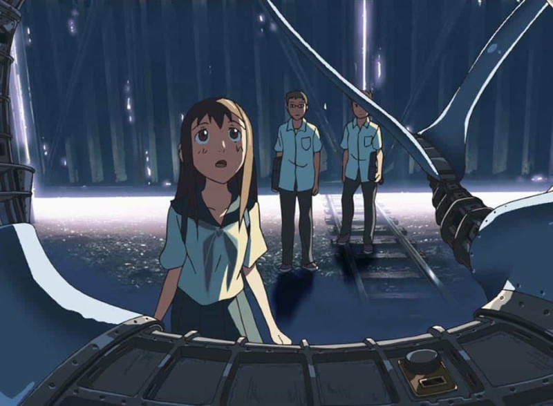 За облаками Макото Синкай