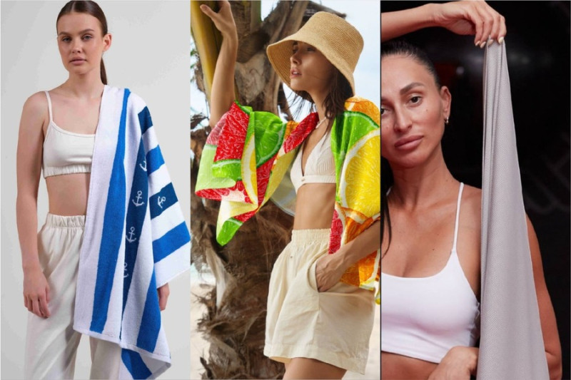 Что модно летом 2025 пляжное полотенце