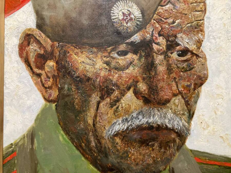 Ветеран в пилотке