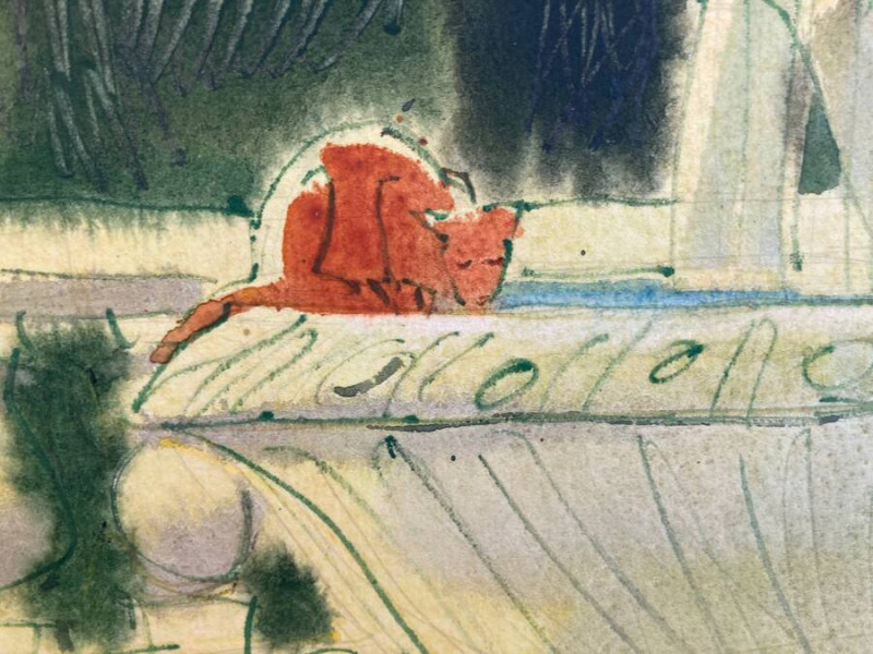 Владимир Новиков Бумага акварель