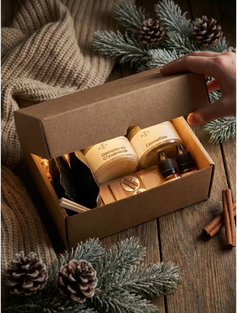 набор для свечей чем заняться в новогодние праздники