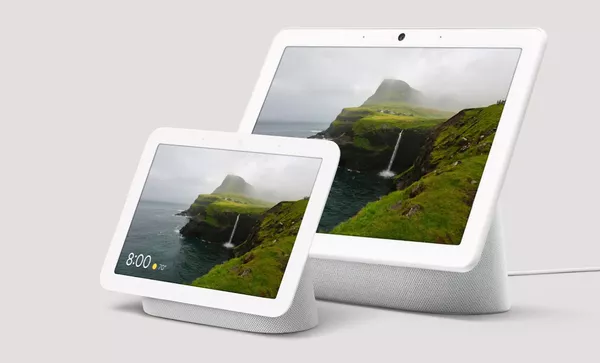 Google Nest Hub на Fuchsia OS