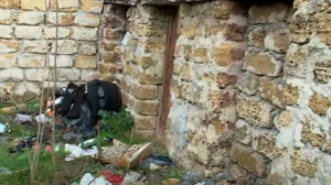 Бомжи заняли «заброшку» в историческом центре Севастополя