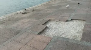 Засматриваться на море в центре Севастополя опасно