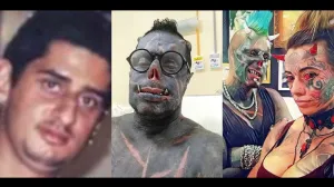 «Человек-сатана» отрезал себе уши и превратил руку в гигантский коготь