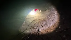 В Северо-Крымском канале выловили тело с виноградным колом