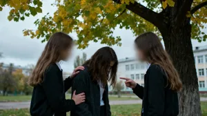Избивавшие школьницу дети отпустили её только после обещания молчать.