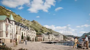 Унылым монолитом гостиничный комплекс в Балаклаве не выглядит.