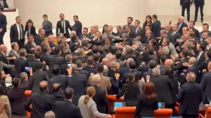 Парламент Турции принял бюджет после массовой драки из-за могилы