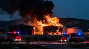 Пожар в российском порту увеличился вдвое — какие могут быть сложности в тушении