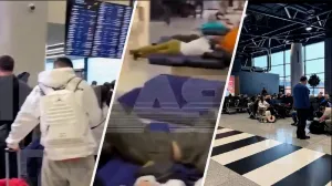 Аэропорт Шереметьево оказался в центре сразу двух бурь