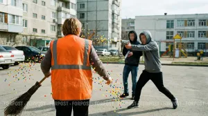 Два школьника в Ялте попали в лицо дворнику из игрушечного пистолета