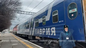 Часть крымских поездов по-прежнему отстаёт от графика 