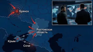 Курортный Сочи вторые сутки непрерывно отражает атаку беспилотников