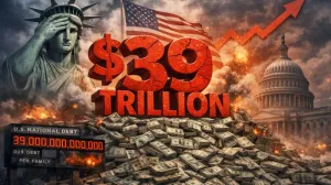 Госдолг США превысил 39 триллионов долларов