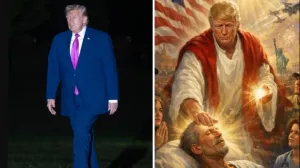 «Я думал это доктор»: Трамп удалил изображение себя в образе Иисуса