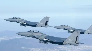 В Южной Корее два истребителя столкнулись в воздухе из-за селфи