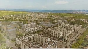 Микрорайон в районе 7-го километра Балаклавского шоссе обретает более отчётливые контуры