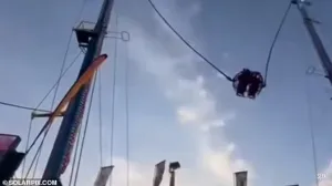 На аттракционе-катапульте на всей скорости оборвался трос