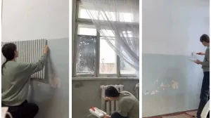 Пациентка устала лечиться в разрухе и сама отремонтировала больничную палату