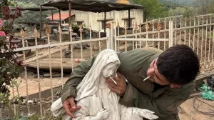 После скандала со статуей Христа израильские военные осквернили статую Девы Марии