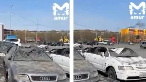 На Камчатке оттаяли спрессованные машины, автовладельцы не могут посчитать ущерб
