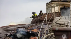 Из горящей Панорамы Севастополя успели вынести часть легендарного полотна