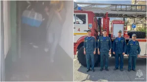 Более 30 человек эвакуировали из-за пожара в девятиэтажке Симферополя