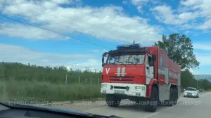 На выходных пожары угрожали нескольким крымским сёлам