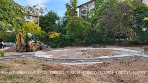 В Севастополе началось обустройство сквера адмирала Балтина
