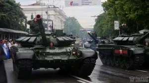 Советские танки и женский батальон: как прошёл Парад Победы в Севастополе