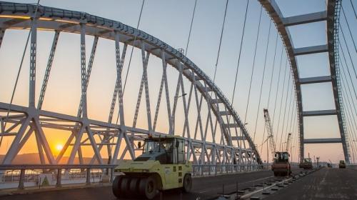 ForPost - Строительство автодорожной части Крымского моста – на финишной прямой