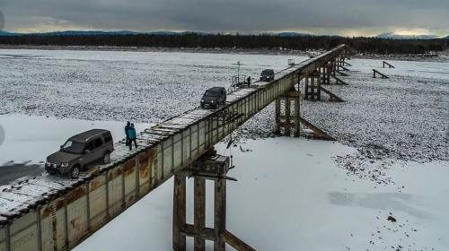 ForPost - Cамый опасный мост России смыло ледоходом