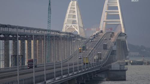 ForPost- Крымский мост перезимовал в уникальных условиях