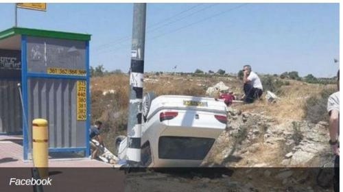 ForPost- Террорист направил автомобиль на остановку с людьми в Израиле