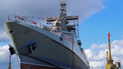 ForPost- В Крыму спустили на воду новейший патрульный корабль