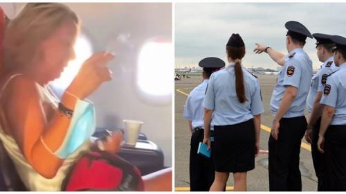 ForPost- «Give me your name, тварь»: бизнес-леди курила в самолёте и дралась с полицейскими
