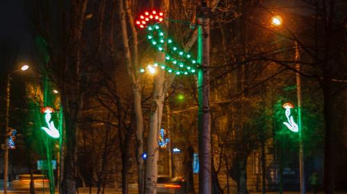 ForPost- Горсвет расцветил любимую в Севастополе советскую гвоздику 