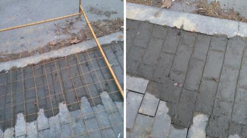 ForPost- В горхозе Севастополя не оценили рисунки плитки на бетоне
