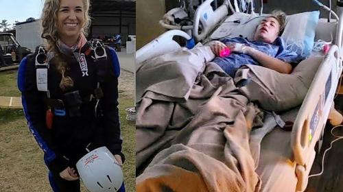 ForPost- Женщина чудом выжила после прыжка с нераскрывшимся парашютом