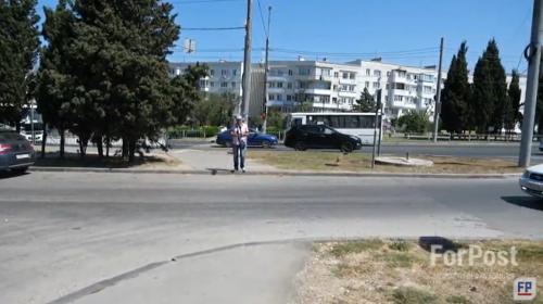 ForPost- В Севастополе появилась смертельная ловушка на дороге-дублере