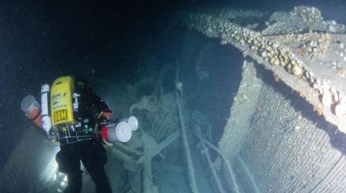 ForPost- Дайверы нашли эсминец, потопленный более 100 лет назад