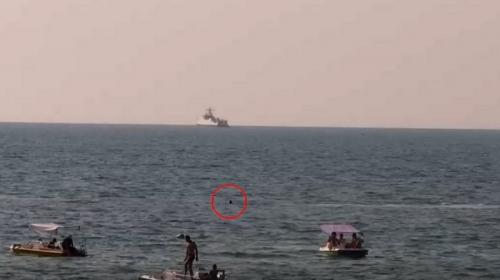 ForPost - На Чёрном море дрон спас тонущего мужчину
