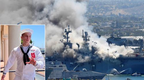 ForPost- Самый дорогостоящий пожар в истории ВМС США хотят свалить на одного моряка