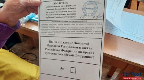 ForPost- На референдум в Севастополе приходили даже люди с осколочными ранениями