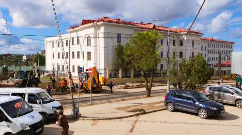 ForPost- В Севастополе воссоздали историческое здание снесенной школы-интерната