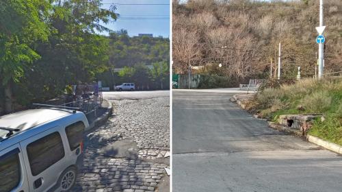 ForPost- Севастополь потерял ещё один участок улицы с исторической брусчаткой 