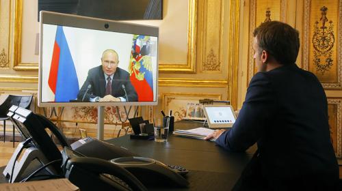 ForPost- Пресс-секретарь МИД Франции Лежандр заявила о звонках Макрона Путину по просьбе Зеленского