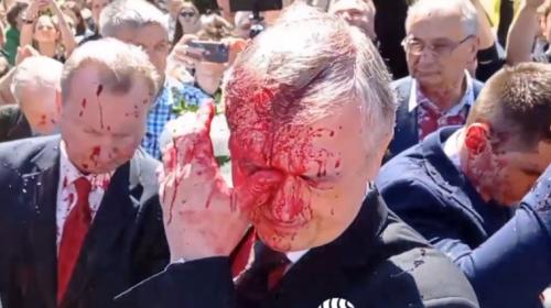 ForPost- Посла России в Польше снова атаковали во время возложения цветов